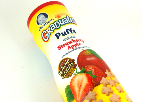 Review Gerber Graduates Puffs Strawberry Apple - YukCoba.in
